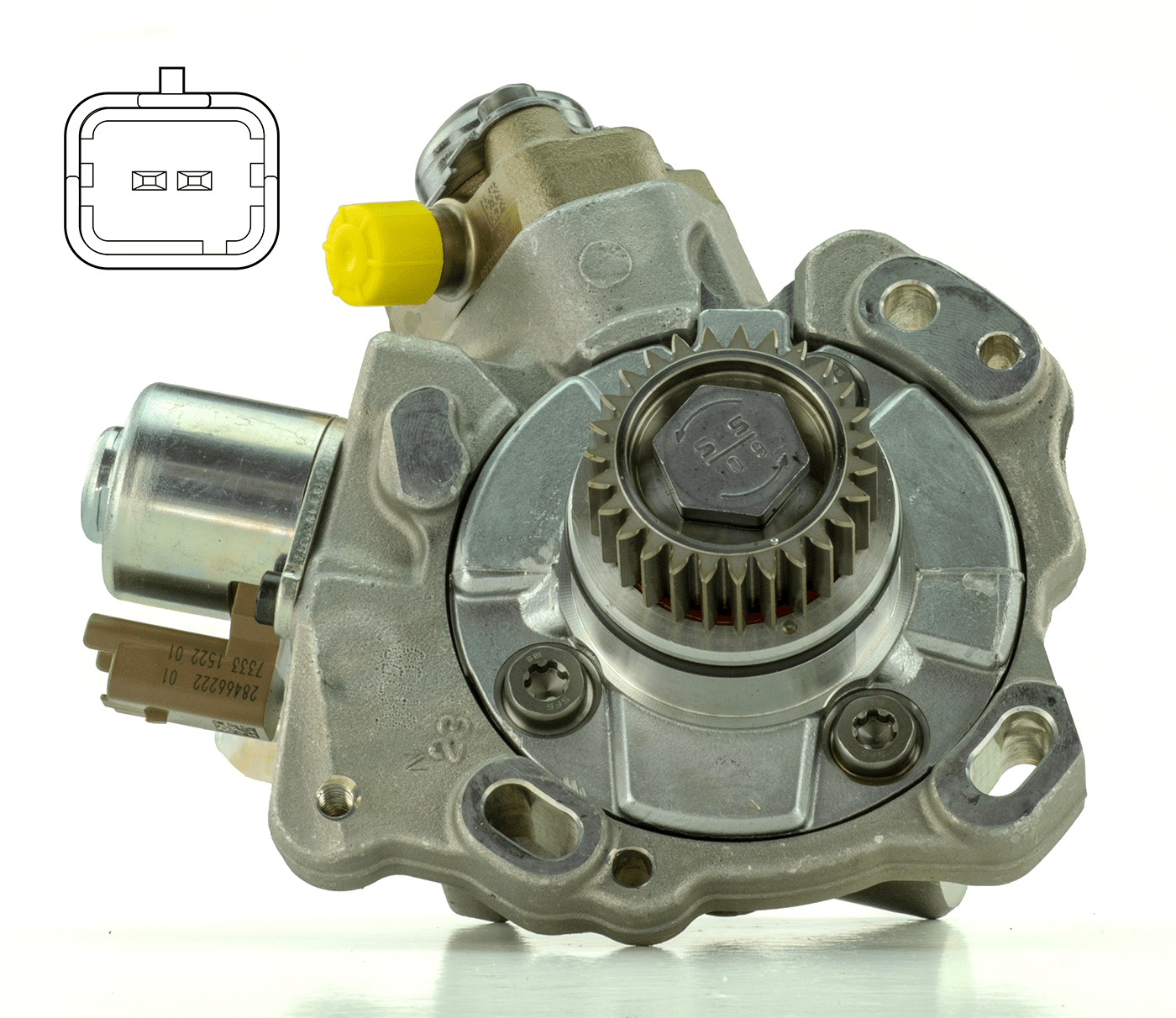 28384347 COMMON RAIL PUMP FORD MONDEO 2.0L DW10F EURO 6 9674984480 - Simms Diesel