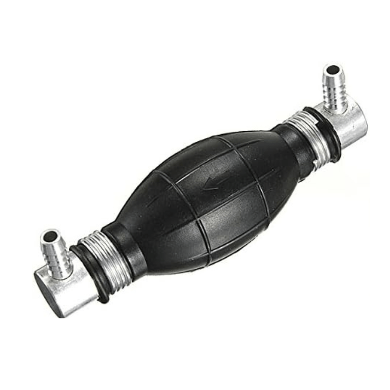 AD7053 - 6 12mm Bulb Rubber Fuel Primer 90 Degree - Simms Diesel