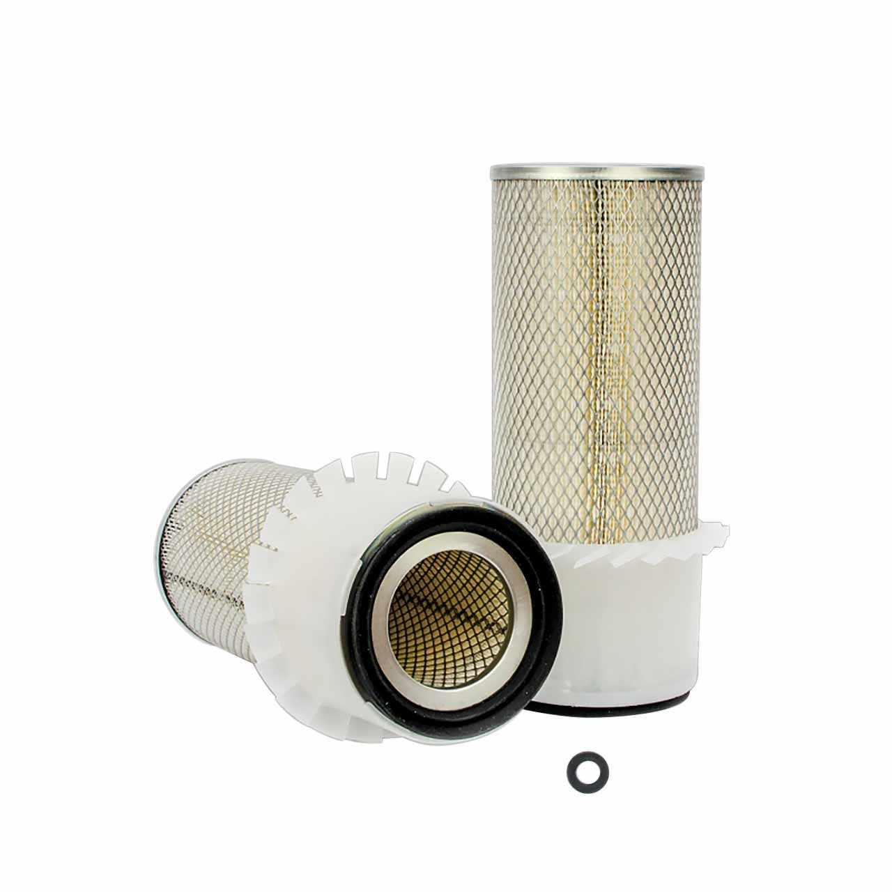 Donaldson Air Filter Finned for Fiat Tractor Tracked 8B AD BD 8065 FE18 (P182059) - Simms Diesel