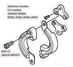 Yanmar Saildrive Anode 196450 - 02501 - Simms Diesel