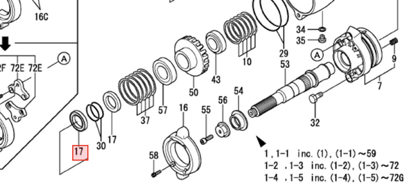 Yanmar SD50 Seal 196440 - 02871 - Simms Diesel